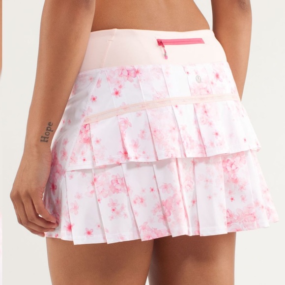 lululemon athletica Pants - SOLD Lululemon Run: Pace Setter Skirt in Frangipani Parfait Pink / Parfait